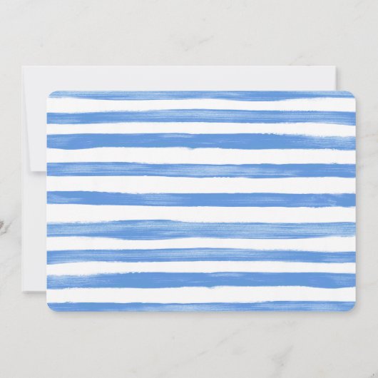 Geïnspireerde bewerkbare kleine blauwe vrachtwagen kaart (Achterkant)