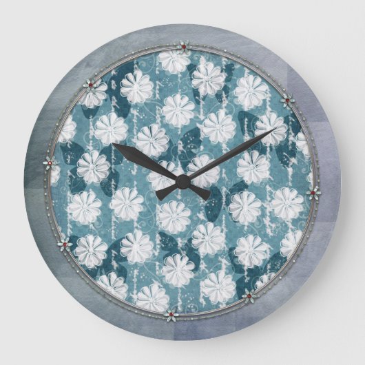 Geïnspireerde bloemen en botervliegen grote klok (Voorkant)