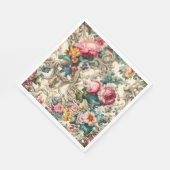   geïnspireerde bloemen servet (Hoek)