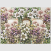  geïnspireerde bloemencollage decoupage tissuepapier (Voorkant)