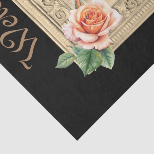  geïnspireerde bloemenvogelkooi decoupage tissuepapier (Detail)