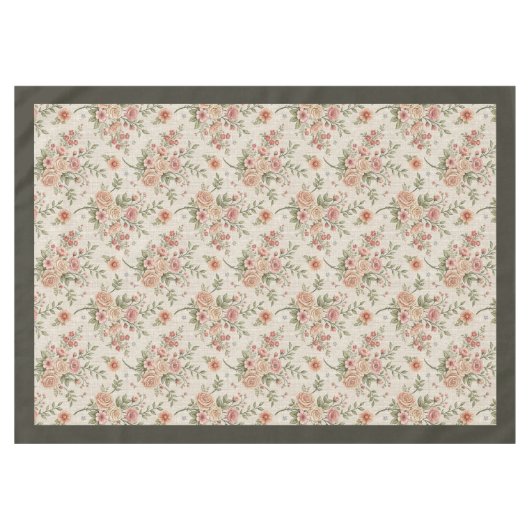  geïnspireerde bloemenwarme en stijlvolle omgeving tafelkleed (Voorkant (Horizontaal))