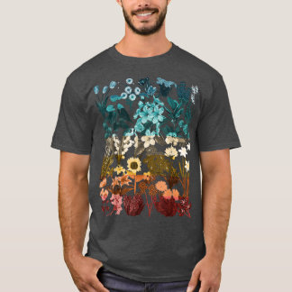 geïnspireerde bloemfluitbotanische Plant liefde T-shirt