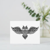Geïnspireerde boomwortel briefkaart (Staand voorkant)