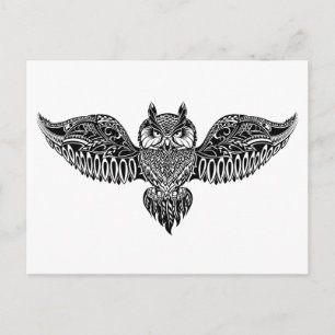 Geïnspireerde boomwortel briefkaart