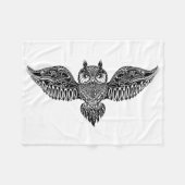 Geïnspireerde boomwortel fleece deken (Voorkant (Horizontaal))