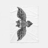 Geïnspireerde boomwortel fleece deken (Voorkant)