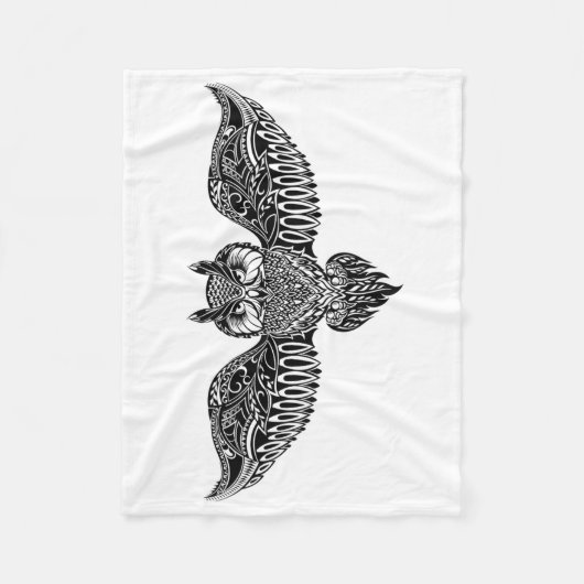 Geïnspireerde boomwortel fleece deken (Voorkant)