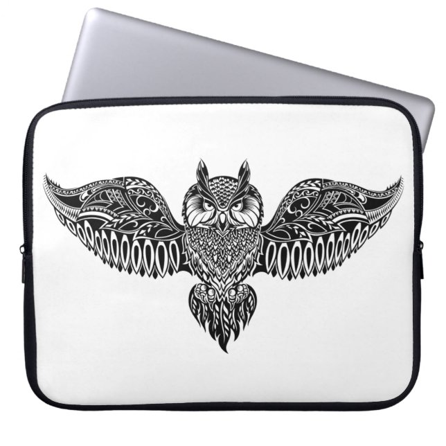 Geïnspireerde boomwortel laptop sleeve (Voorkant)