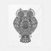 Geïnspireerde  boomwortel met handtekening fleece deken (Voorkant)