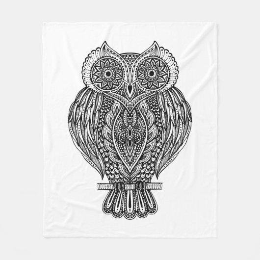 Geïnspireerde  boomwortel met handtekening fleece deken (Voorkant)