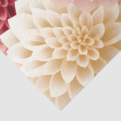 geïnspireerde Bright Pastel Dahlia Tissuepapier (Detail)