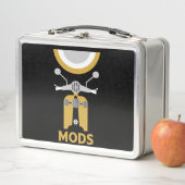 geïnspireerde Britse mods en rockers (In situ)