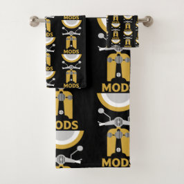  geïnspireerde Britse mods en rockers Bad Handdoek