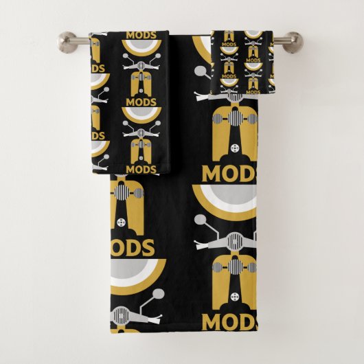 geïnspireerde Britse mods en rockers Bad Handdoek (Insitu)