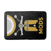  geïnspireerde Britse mods en rockers Badmat (Voorkant)