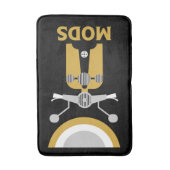  geïnspireerde Britse mods en rockers Badmat (Voorkant Verticaal)