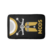  geïnspireerde Britse mods en rockers Badmat (Voorkant)