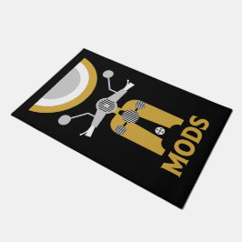  geïnspireerde Britse mods en rockers Deurmat