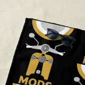  geïnspireerde Britse mods en rockers Strandlaken (In situ)