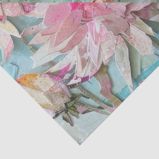  geïnspireerde Chrysanthemum collage decoupage Tissuepapier (Detail)