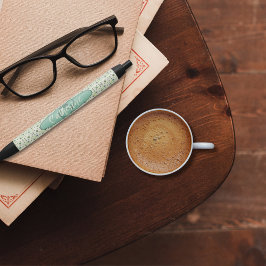  geïnspireerde crème Floral gepersonaliseerde pen