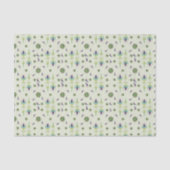 geïnspireerde crème Floral Tissue Paper Tissuepapier (Voorkant)