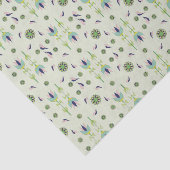 geïnspireerde crème Floral Tissue Paper Tissuepapier (Detail)