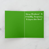 geïnspireerde de Naturalist van de 19de Eeuw Feestdagen Kaart (Binnen)