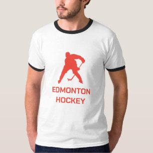 geïnspireerde Edmonton Hockey T-shirt