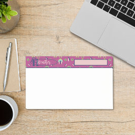  geïnspireerde elegante roze bloem post-it® notes