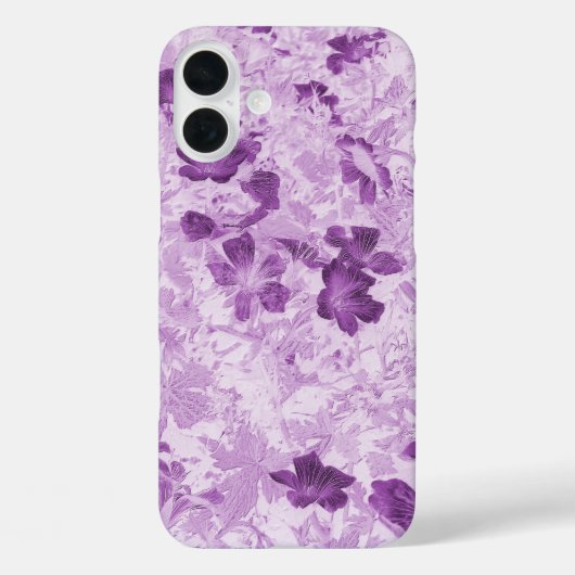 geïnspireerde Floral Mauve Case-Mate iPhone Case (Achterkant)