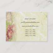  geïnspireerde Floral Visitekaartje (Achterkant)