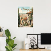  geïnspireerde Florence Poster (Thuiskantoor)