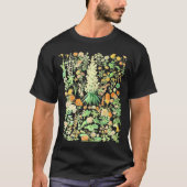 Geïnspireerde fluitbotanische grafiek t-shirt (Voorkant)