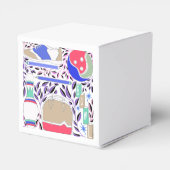 geïnspireerde Folk Art Bowling Pin en Bag Bedankdoosjes (Achterkant)