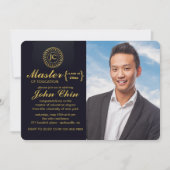 Geïnspireerde foto afstudeerfeest uitnodiging (Voorkant)