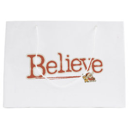 -geïnspireerde geloof charmante vakantie inpakken groot cadeauzakje