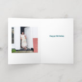 -geïnspireerde gemarmerd Wenskaart met Custom Folie Feestdagenkaart (Binnenlaag)