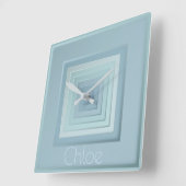  geïnspireerde geometrische vierkanten vierkante klok (Hoek)