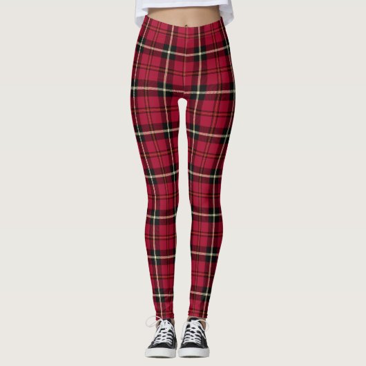 Geïnspireerde geruite leggings (Voorkant)
