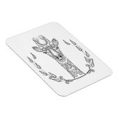 Geïnspireerde Giraffe Magneet (Rechterzijde)