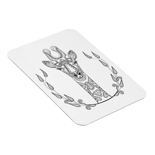 Geïnspireerde Giraffe Magneet (Rechterzijde)