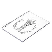 Geïnspireerde Giraffe Notitieboek (Linkerzijde)
