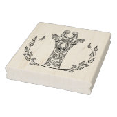 Geïnspireerde Giraffe Rubberstempel (Stempel)