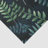 geïnspireerde groene varens decoupage tissuepapier (Detail)
