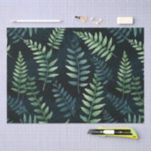 geïnspireerde groene varens decoupage tissuepapier (Craft)