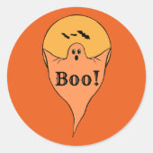  geïnspireerde Halloween Ghost Sticker (Voorkant)