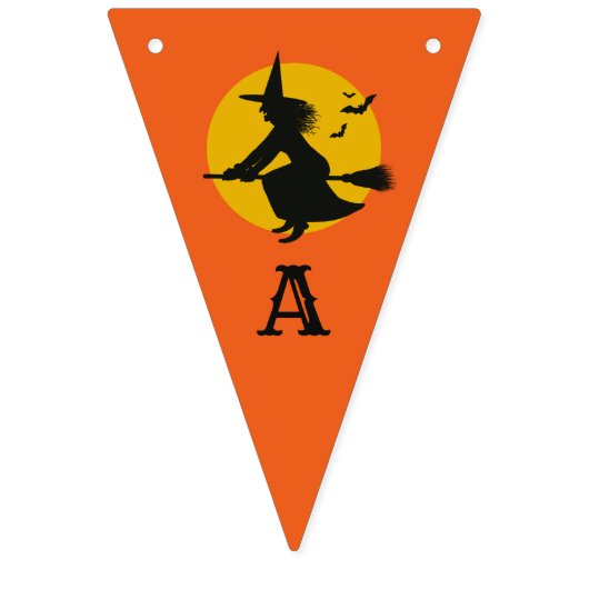  geïnspireerde Halloween Witch Party Banner (Tweede vlag)