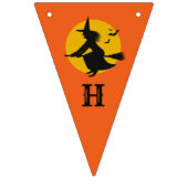 geïnspireerde Halloween Witch Party Banner (Eerste vlag)